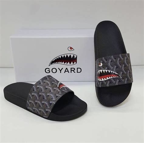 goyard bape slippers|bape slippers at StockX.